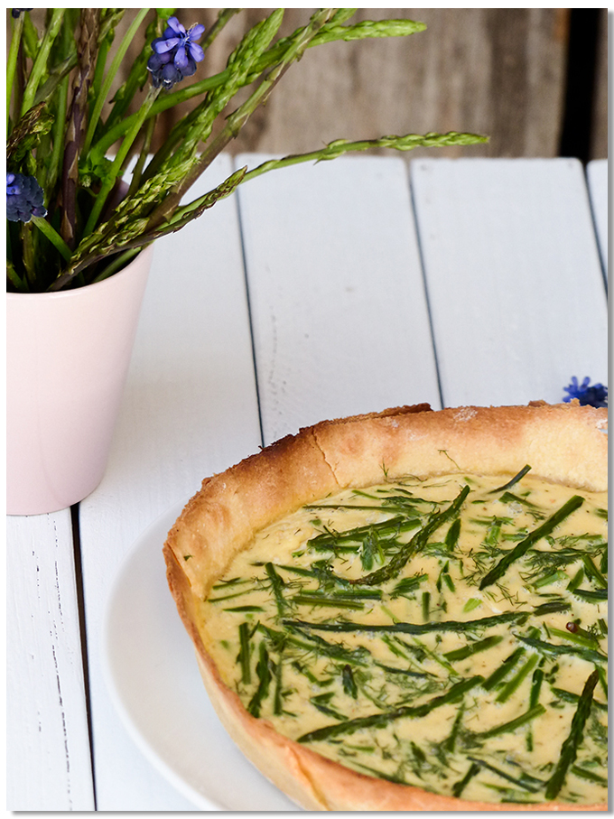 Tarte Aux Asperges Sauvages