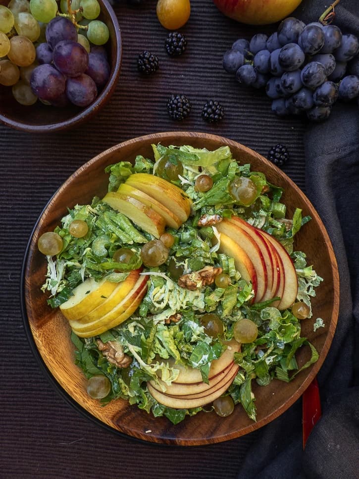 Salade automnale vegan façon Waldorf