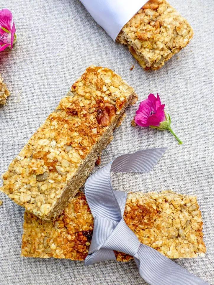 Barre de céréales vegan avoine, abricot et coco