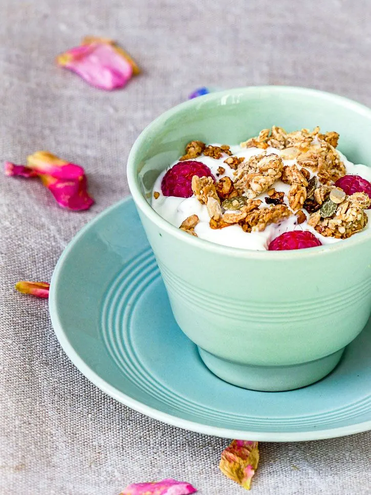 Muesli croustillant à la spiruline