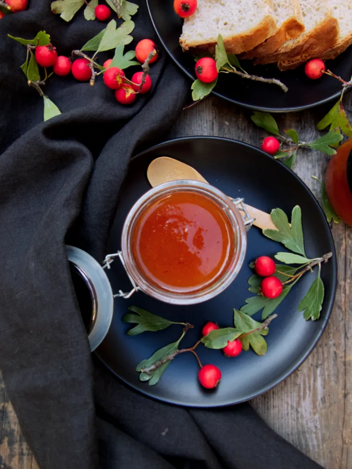 Confiture de cenelles d'aubépine