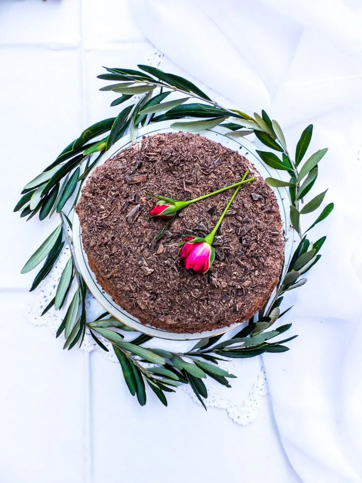 Forêt noire aux canneberges #vegan