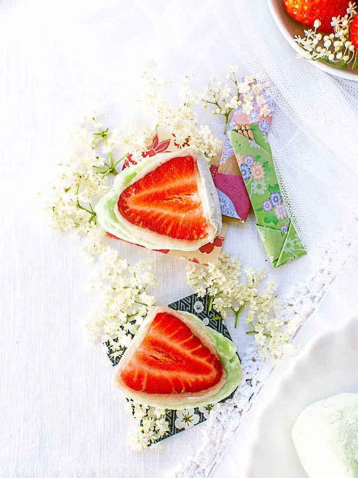 Mochi à la fraise, la pâtisserie japonaise