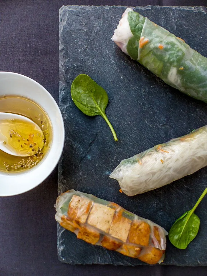 Rouleau de printemps d'hiver #vegan