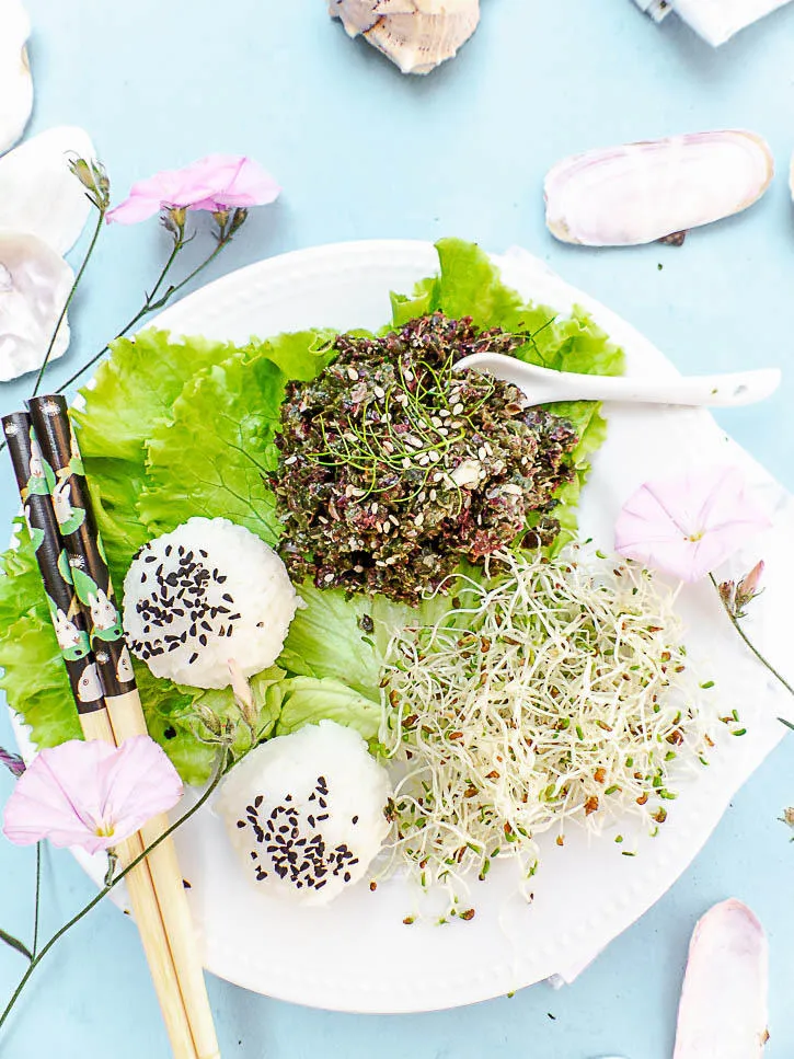 Tartare d'algues au fenouil sauvage