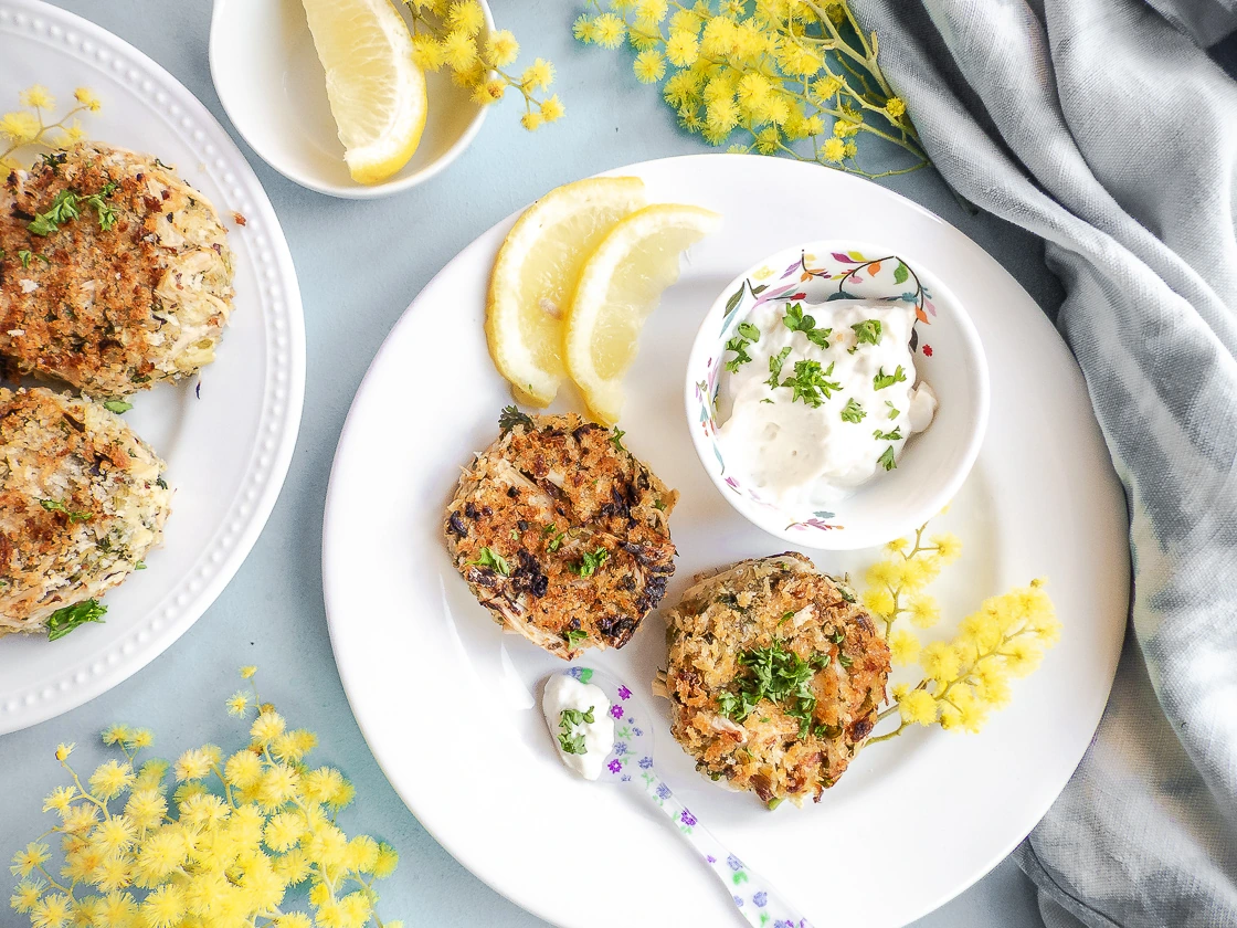Croquettes de crabe végétal