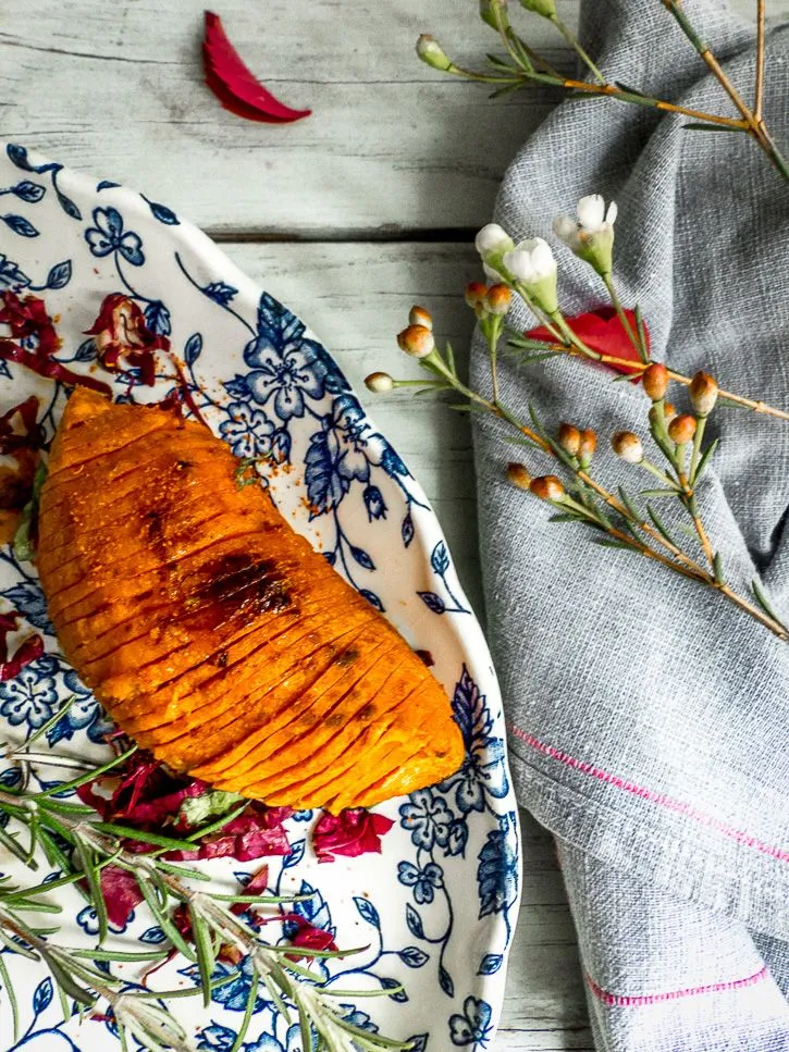 Patates douces Hasselback aux épices