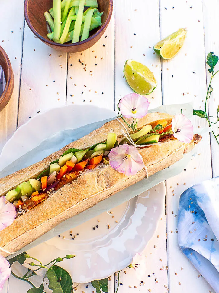 Banh mi au tofu