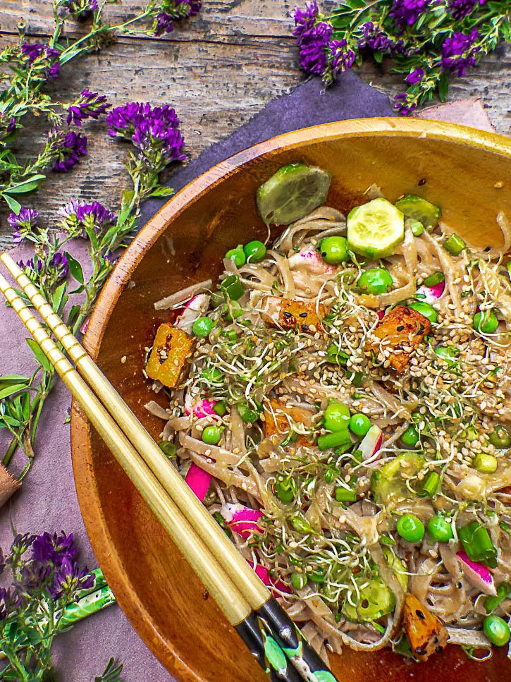 Salade de nouilles soba